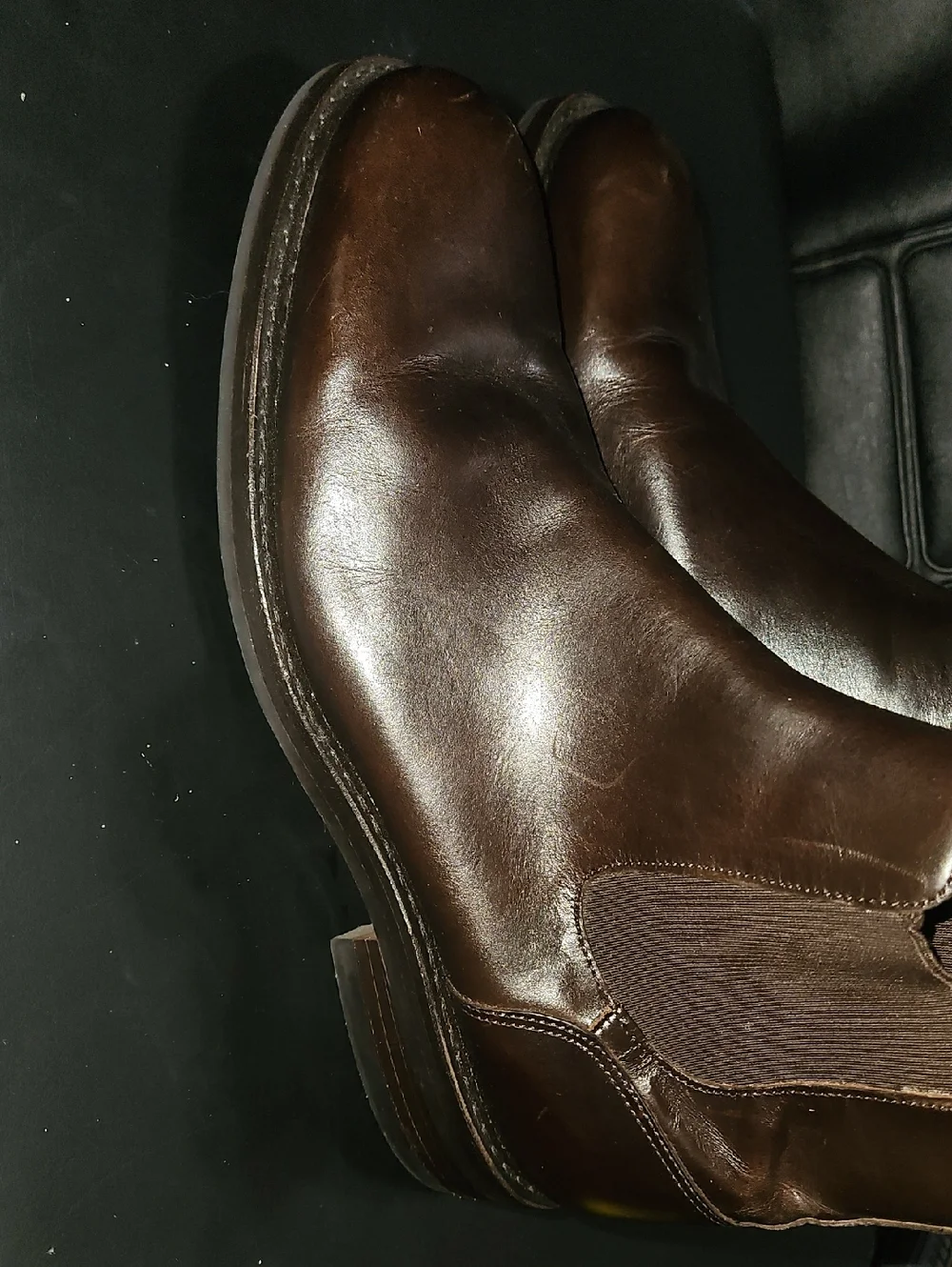 Wolverine Men's Dark Brown Leather Chukka Boots Size 8.5 D